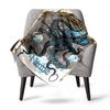 Home Customize Your Name Blankets Octopus Celestial Pattern Soft Cozy Lightweight Blanket For All Seasons Suitable For Picnics Sofas Offices Beds