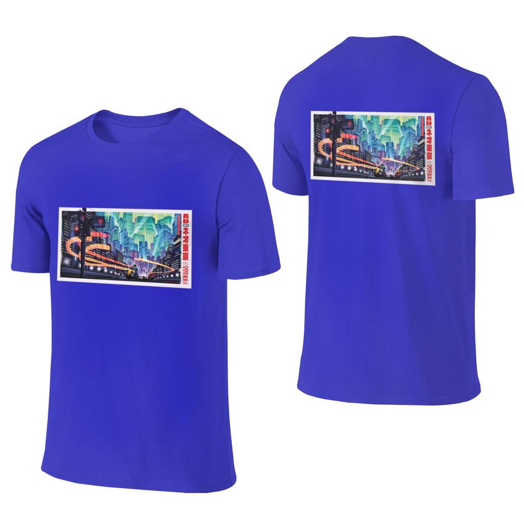 In Love With City Literary Reversible Tshirt Street Sports Korean Atmosphere Unisexs Tshirts