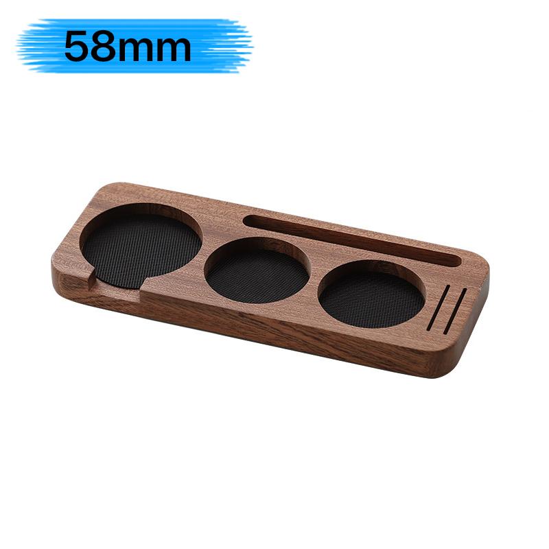 Подставка для кофе, держатель портафильтра, подставка для станции, ореховое дерево для 51 мм, 54 мм, 58 мм, аксессуары для эспрессо, бариста