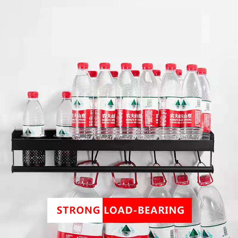 Kitchen Seasoning Supplies Shelf Household Knife Holder Chopsticks Basket Wall-mounted Multifunctional Storage Closet Shelves Organizer