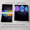 Chakra symbols alignment. Bedding Duvet cover sets Duvet covers Pillowcases gifts (1 * Duvet Cover 2 * Pillowcases, without duvet insert)