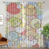 Sumikko Gurashi Blackout Curtain for Room 2 Panel Shades Home Interior Curtains Partition Halloween Decoration Tulle for Bedroom