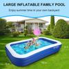 Inflatable Pool, Oversized Thickened Family Swimming Pool for Adults, Outdoor, Garden, Backyard, Water Party