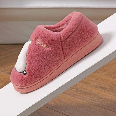 Унисекс Зимние Плюшевые Тапочки - Уютные, Нескользящие, Толстоподошвенные Домашние Тапочки для Пар, Студентов и Беременных.