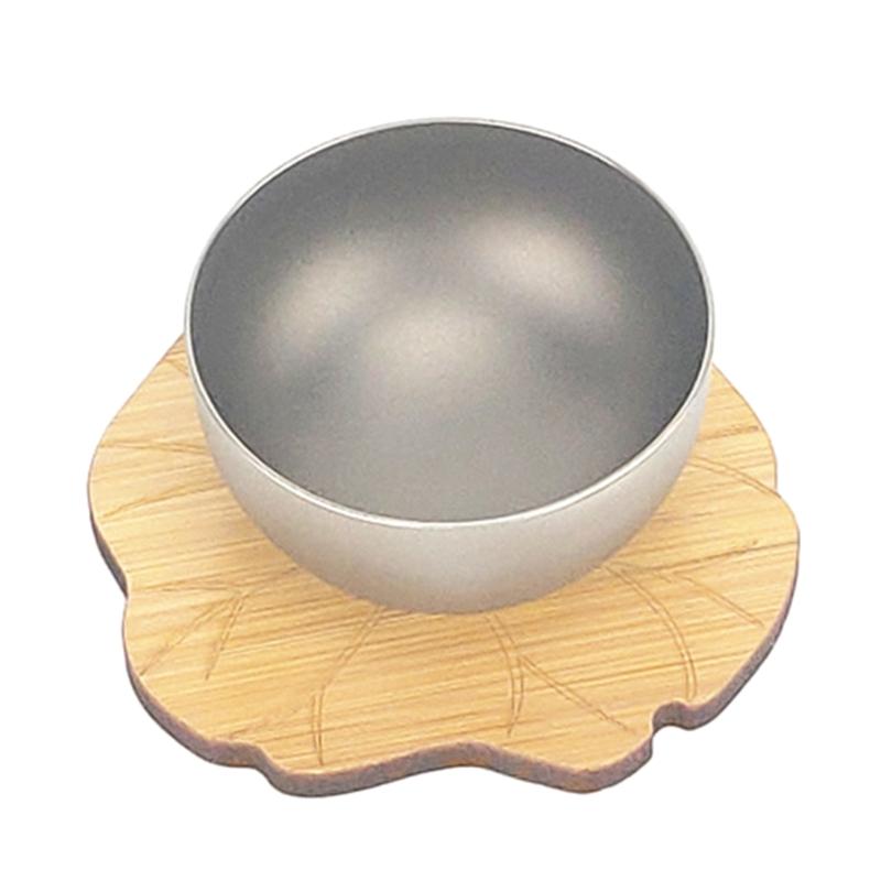 Легкая титановая кружка для кемпинга, портативная кофейная кружка, двухслойная для чая