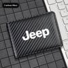 AKU3  Car Driving Wallet Card Holder Driver Holder Card Bag For Jeep Grand Cherokee Wrangler JK Gladiator Compass Renegade Patriot