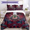 3pcs Duvet Cover Set (1*Duvet Cover + 2*Pillowcase, Without Core), Club Deportivo Guadalajara Print Soft All‑Season Bedding Set, Home Bedroom Decor Gi