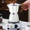 Капучино Газ Ручной Деревянная Ручка Электрические Аксессуары для Кафе Инструменты для Заваривания Кофеварка Эспрессо Мока-кофеварка