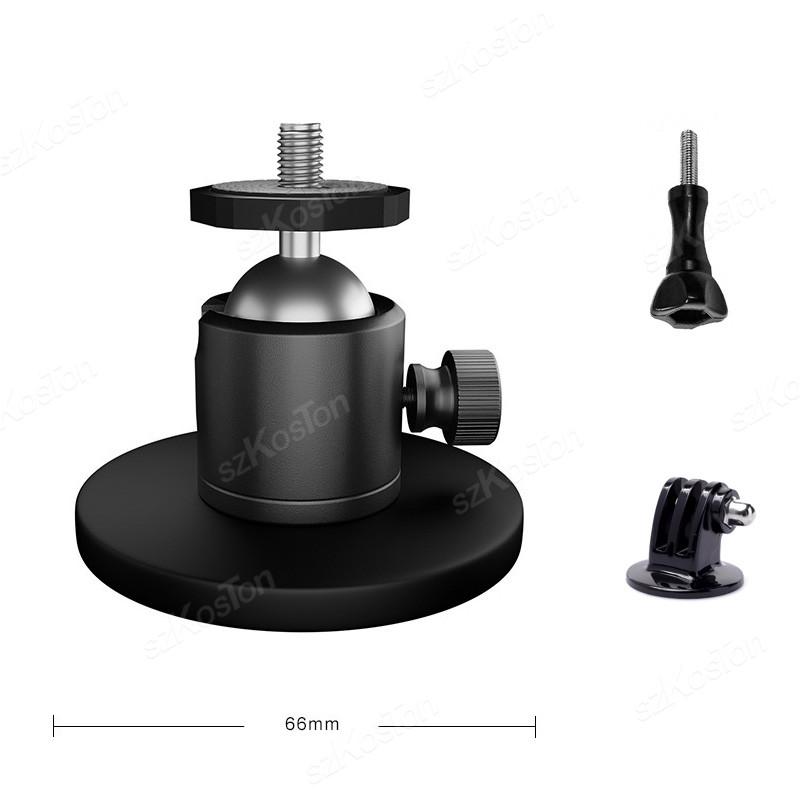 Metal Strong Magnetic Car Suction Cup Mount Camera Holder for GoPro 13 12 11 10 9 Insta360 X4 X3 GO 3S DJI OSMO Action 5 Camera