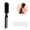 Multi Functional Fading Brush Hair Comb Nylon Bristles Men's Hairstyle Brush Tool Scissors Cleaning Brush