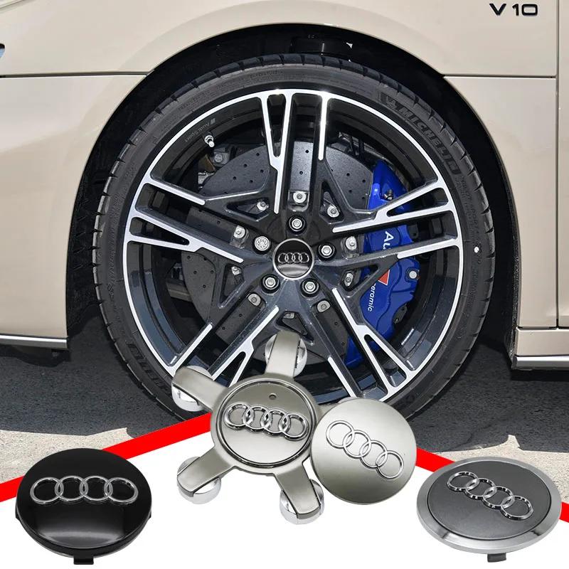 Для Audi A3 4 шт. 135 мм Колпаки на ступицы автомобиля 4F0601165N Для Audi A4 A5 A6 A7 Q3 Q5 A3 S5 Аксессуары Центральные колпачки на колеса Автомобильные колпаки на ступицы Колпаки на диски Стайлинг