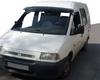 Козырек на лобовое стекло (черный глянец, 5мм) для Fiat Scudo 1996–2007 гг
