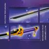 748 шт., строительные блоки для мечей, Tianmu Shadow Swords, MOC, модель в сборе, кирпичи, игрушки, украшение для рабочего стола, детские рождественские подарки