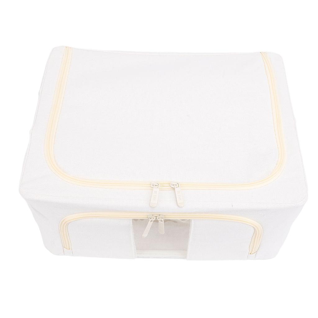 Контейнеры для хранения тканей, многоцелевые, большой емкости, складные, утолщенные, из хлопка и льна, со стальным каркасом