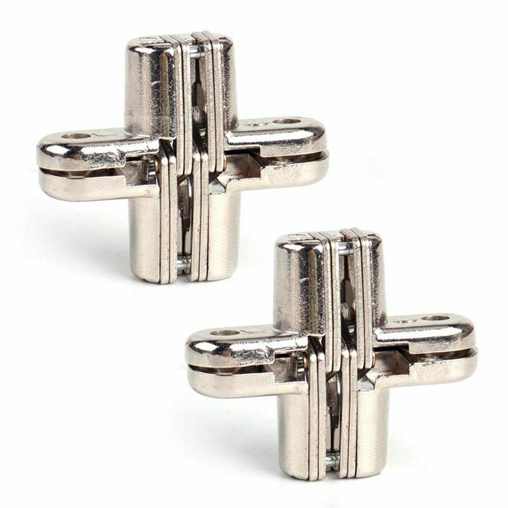 Невидимая Скрытая Мебель Скрытая Для Шкафа Буфета Деревянной Коробки Столешницы Дверная Петля Фурнитура Инструмент Крестовая Петля Фурнитура