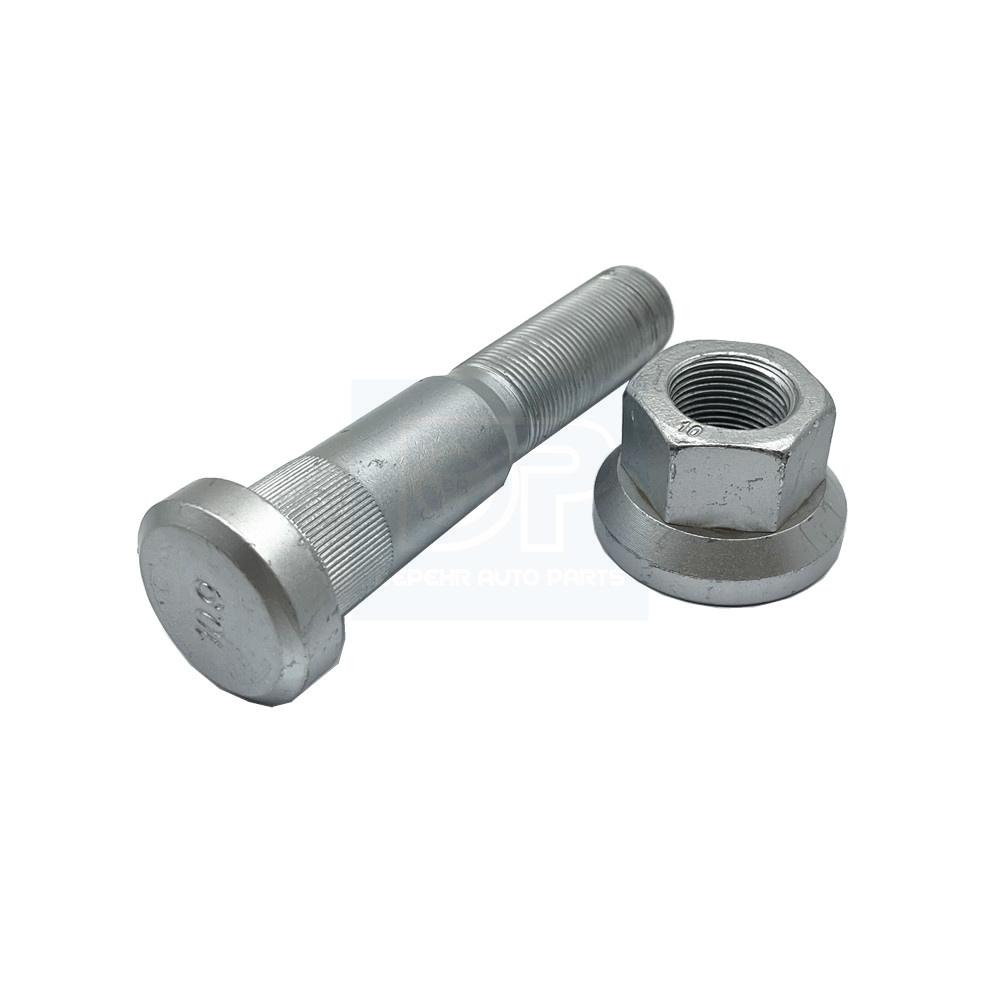 5 SetS 10.9 Grade Complete Wheel Bolt Nut OEM 21147687 For Volv- FE 2006- FH FM Truck B12M B13R Bus