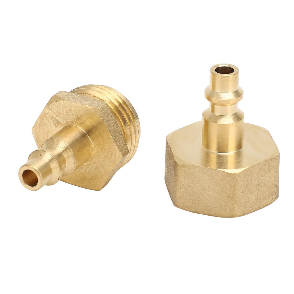 Winterize Sprinkler Blow Out Adapter Air Compressor 1 4in Quick Connect Plug to Garden Hose Pipe 3 4in Threaded Adapter