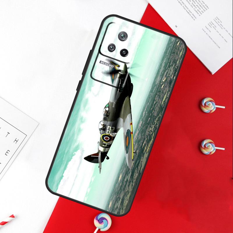 Чехол для телефона Xiaomi 14 Ultra 15 13 11T 12T 13T 14T Pro POCO X7 Pro X3 X5 X6 M6 F5 F6 Pro с рисунком истребителя