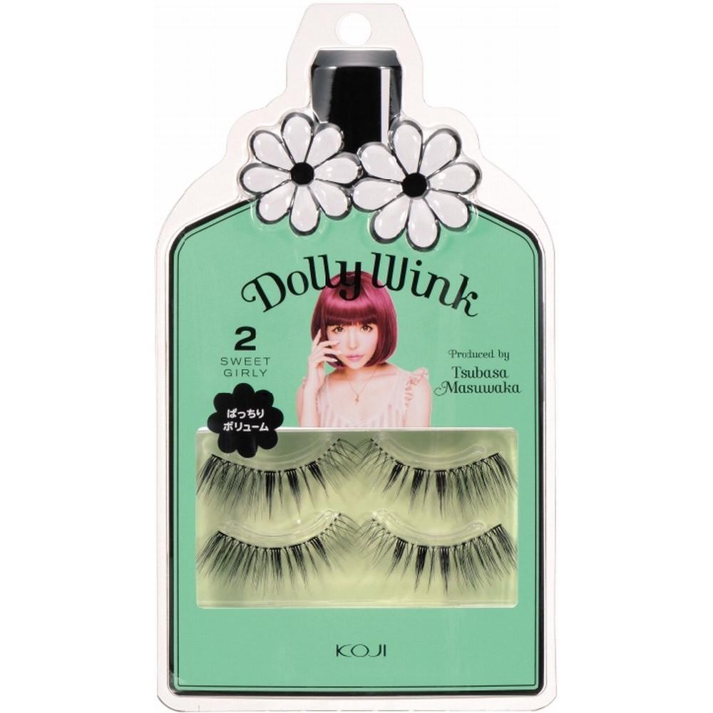 Накладные ресницы Dolly Wink №2 Sweet Girly Черные 2 пары (х 1)