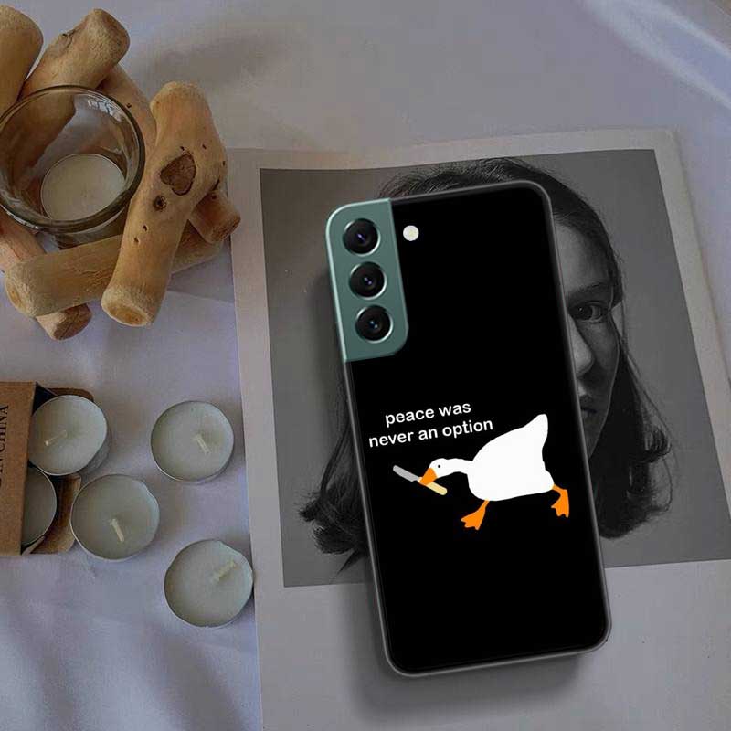 Чехол Flying Duck для телефона Samsung Galaxy S20 FE S21 Plus S22 S23 S24 Ultra S10 S10E S9 S8 S7 Edge, силиконовый мягкий чехол Fun