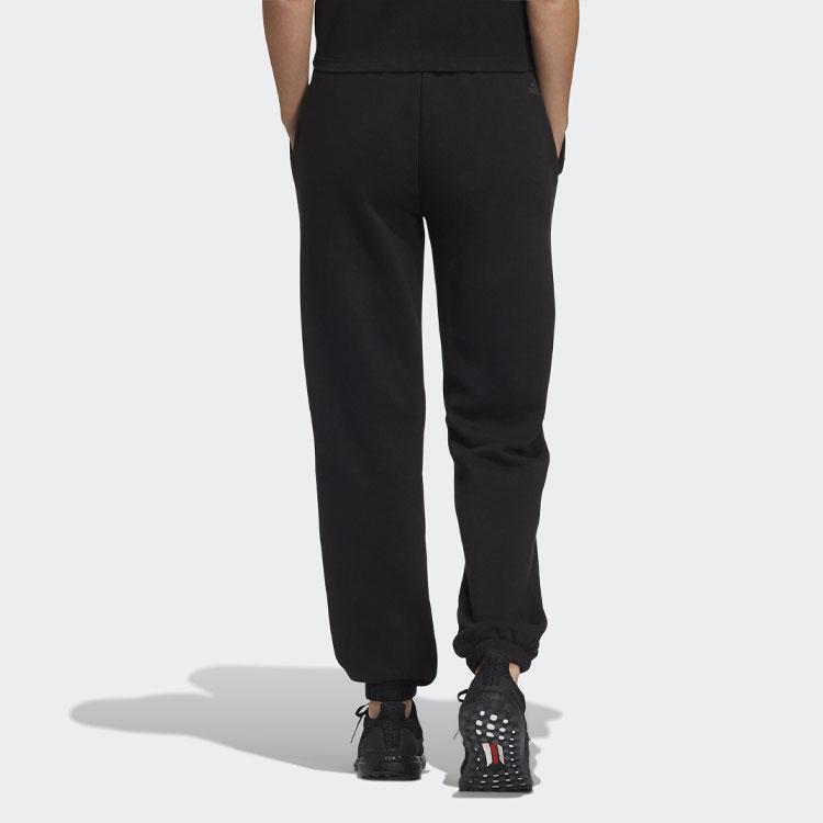 adidas Однотонные спортивные брюки с логотипом Jogger, женские брюки черного цвета HM7447