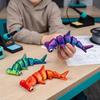 3D-печатная игрушка-кит, шарнирная, гибкая, модель морского животного, позируемая, фиджет-игрушка для подарков на вечеринку, декора офисного стола, дома