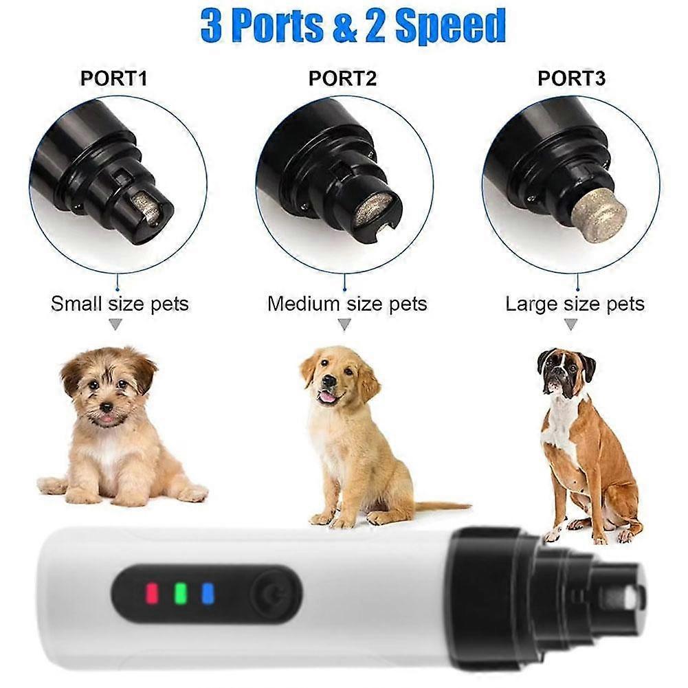 Rechargeable Dog Nail Grinders USB Pet Nail Clippers