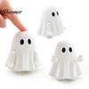 Sensory Desk Accessory Cute Ghost Fidget Toy, Press Interactive Figurine, Funny Office Decor Stress Relief Halloween Statue for Home Creative Ornament
