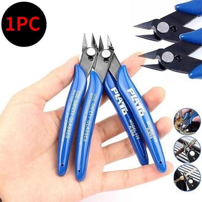 1 шт. многофункциональные мини-щипцы для резки носа, электрический провод, кабельный резак, металлические универсальные боковые ножницы, плоскогубцы для заподлицо