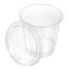 Made In Japan, Heat-Resistant Pudding Cups with Lids, 150cc, Pack of 100