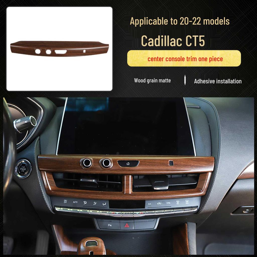 Cadillac CT5 (20-22) Отделка салона из углеродного волокна для рулевого колеса и консоли