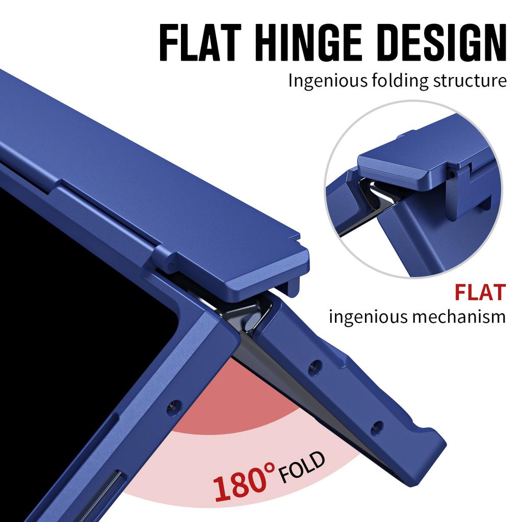Чехол с полной защитой и встроенной подставкой для Samsung Z Fold 7 6 5 4 с S Pen, защитное закаленное стекло, чехол для защиты шарнира