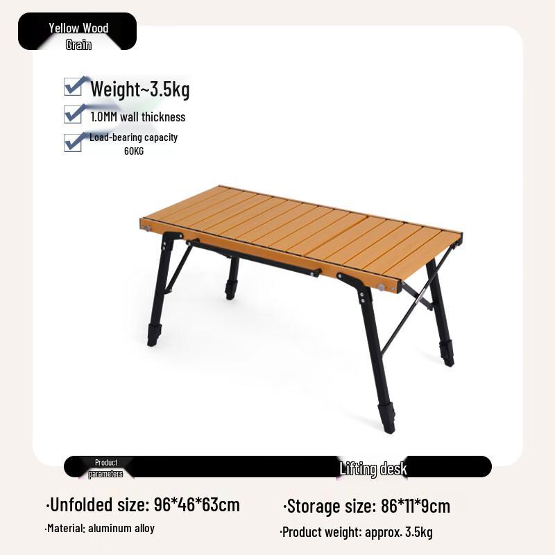 OIMG Multifunctional Lifting IGT Camping Table