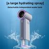 199-Speed Ice Mist Handheld Fan 4000mAh Portable Multifunctional Electric Turbo Fan One-Touch Spray Pocket Fan