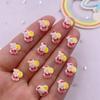 50pcs Resin Mini Colorful Santa Claus Snowman Christmas Tree Deer Flatback Nail Art Decor DIY Scrapbook Accessories Crafts KTY