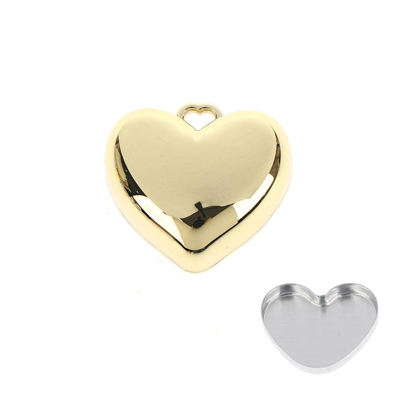 1pcs Case Container Mini Empty Aluminum Pan Key Chain Lipstick Packaging and Heart Shape Blush Powder Box Eye Shadow With