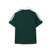 adidas Поло с V-образным вырезом в полоску, короткий рукав, мужские топы KW6218