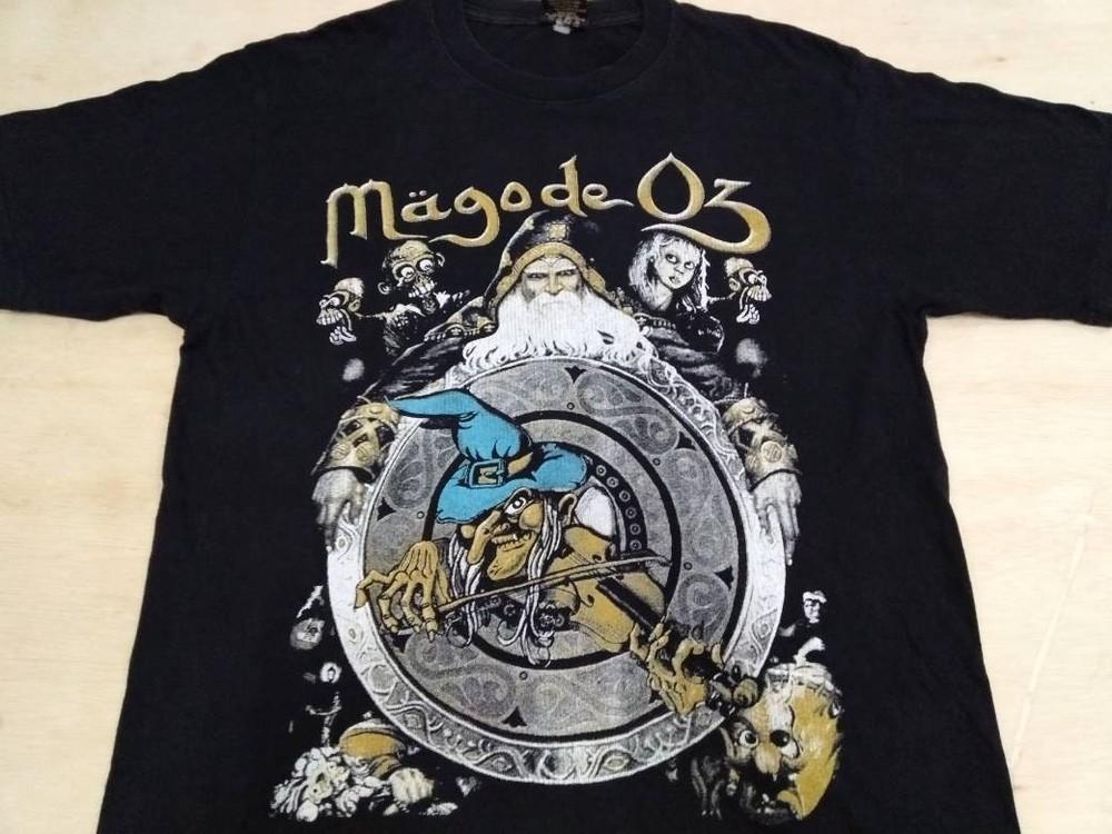 Vintage 90s Mago De Oz Band Short Sleeve Black S to 5XL Shirt ZL360 Unisex T-Shirt