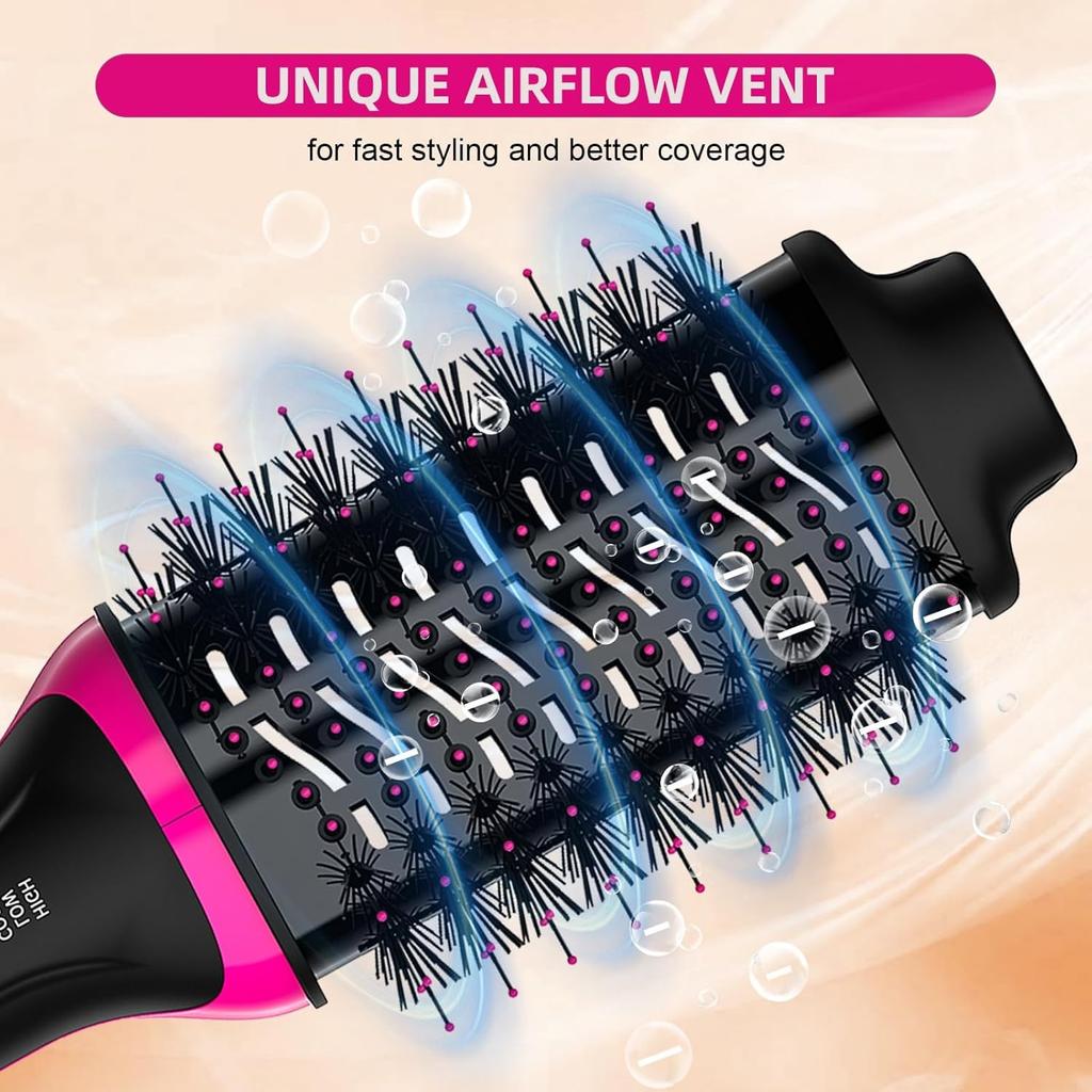 Blow Dryer Brush in One, Professional Hot Air Brush 4 in 1 One Step Hair Dryer