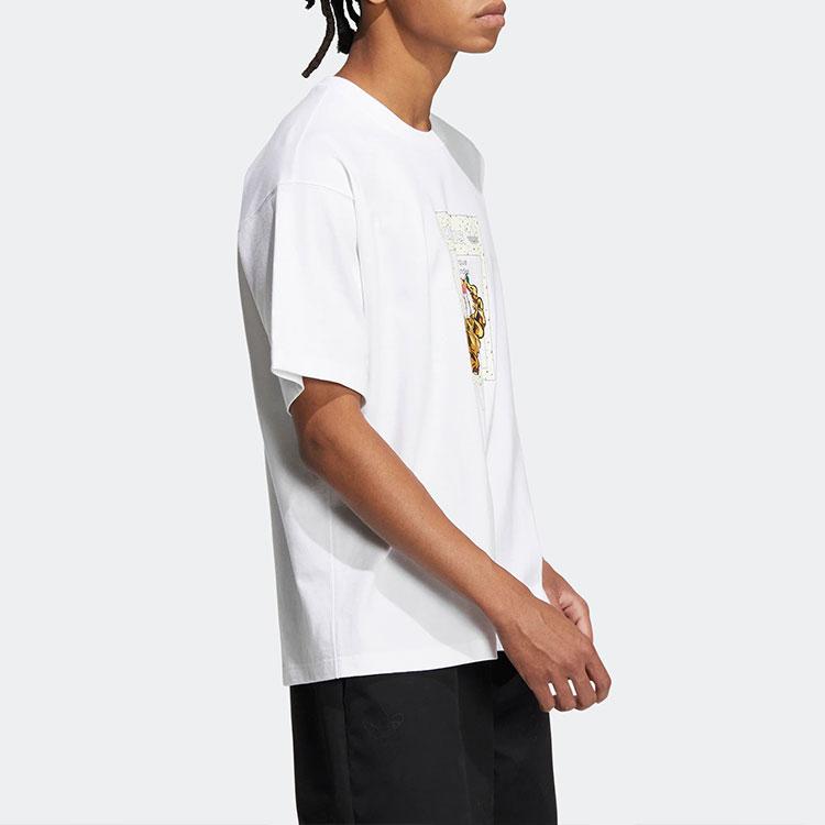 adidas Оригинальная футболка Charr Morita Унисекс Белая HZ5351