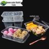ZISIZ Disposable 2-Compartment Food Container