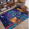Music General Theme Soft Crystal Velvet Rug Custom Name & Text Print Non Slip Floor Rug for Bedroom Living Room