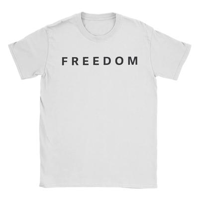 Мужская хлопковая модная футболка Charlie Kirk Freedom RIP с круглым вырезом и короткими рукавами. Футболка истинного патриота. Уникальная одежда