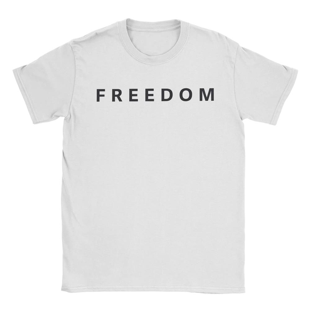 Charlie Kirk Freedom RIP T Shirt Men's Cotton Fashion T-Shirt Round Collar A True Patriot Tee Shirt Short Sleeves Clothes Unique