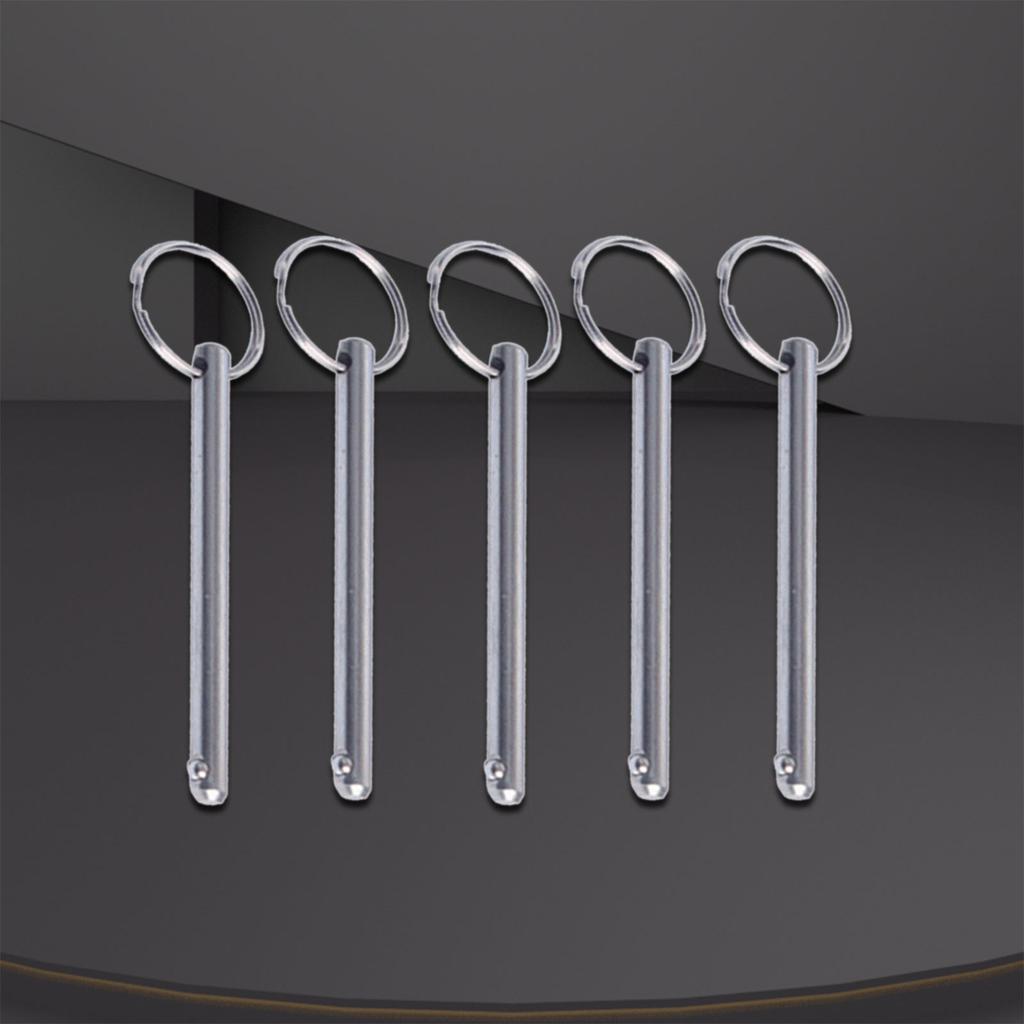 Pack Of 10 Carbon Steel Quick Release Pins 8x60mm Ball Head Locking Pin for Easy and Durable Use