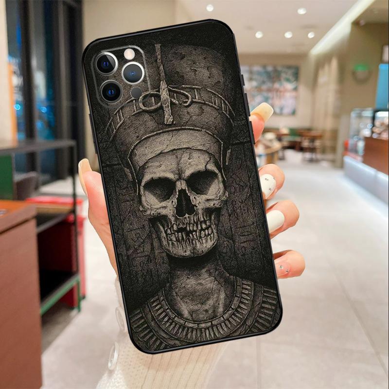 Древний Египет Чехол для телефона с фараоном для iPhone 16 15 14 11 12 13 17 Pro Max mini 15 Plus 16e 17 Air Защитная крышка