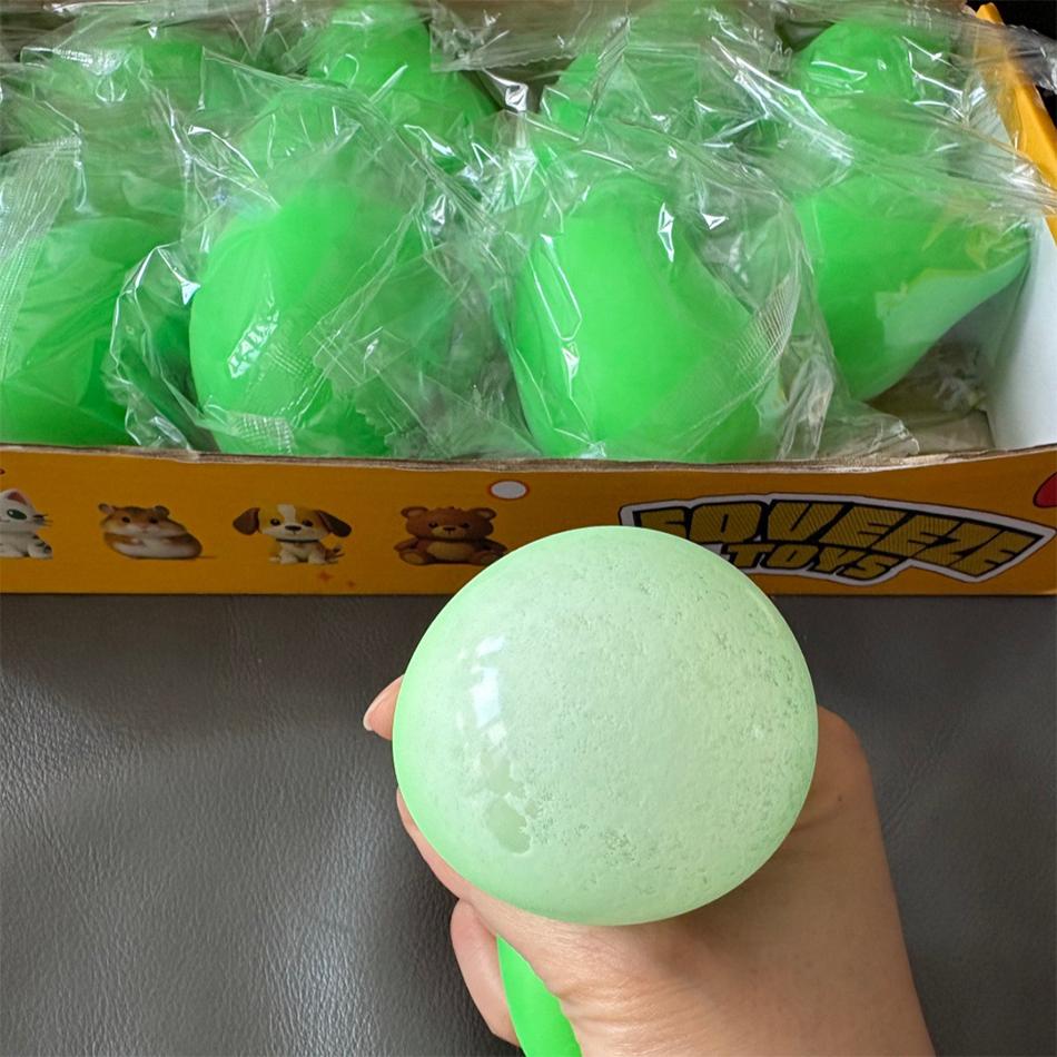 Ручная хрустящая манговая игрушка-антистресс, хрустящий сжимаемый мячик, круглые блоки, наполненные игрушки-антистресс для расслабления и снятия стресса