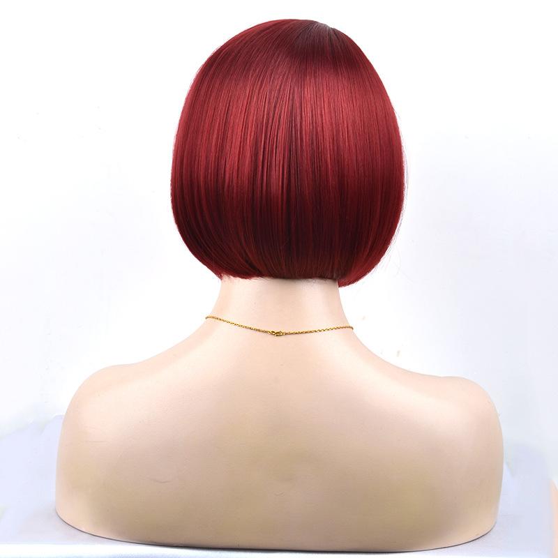 Новые европейские и американские парики, женские короткие волосы делятся на: голова бобо, парик, головной убор, голова бобо, женские короткие волосы.