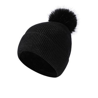 Вязаная шапка Зимняя бархатная толстая теплая шерстяная шапка Уличная ветрозащитная шапка с защитой ушей