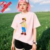 Heidi The Girl From The Alps Cartoon Character Print Summer Breathable Camisetas Street Fashion Women Top Cotton T Shirt